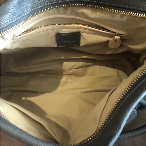 Chloe Paraty Leather Satchel in Black Fusain - Picture 4 of 7